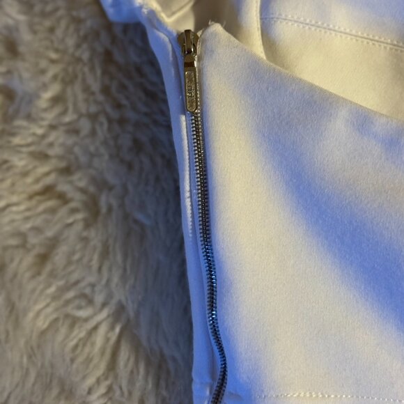 AREA CUTOUT T-SHIRT WITH CRYSTAL EMBELLISHED BUSTIER, WHITE, SIZE SMALL - Picture 3 of 10